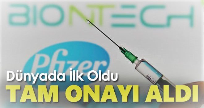 Biontech Aşısı Onay Aldı